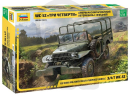1:35 WC-52 US WWII military multipurpose 3/4 t vehicle