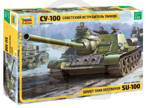 1:35 Soviet Tank Destroyer SU-100