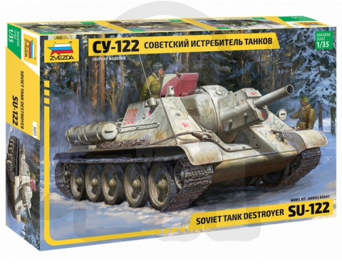 1:35 Soviet Tank Destroyer SU-122