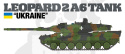 1:35 Tamiya 25207 Leopard 2 A6 Tank Ukraine