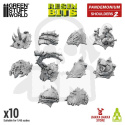3D Printed DakkaDakka - Pandemonium - Nurgle Shoulder Pads Set 02