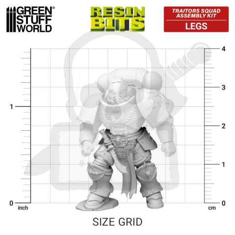 3D Printed DakkaDakka - Traitors Squad - Legs