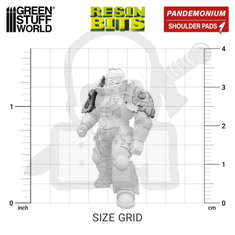 3D Printed DakkaDakka - Pandemonium - Nurgle Shoulder Pads Set 01