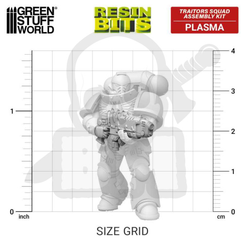 3D Printed DakkaDakka - Traitors Squad - Plasma gun