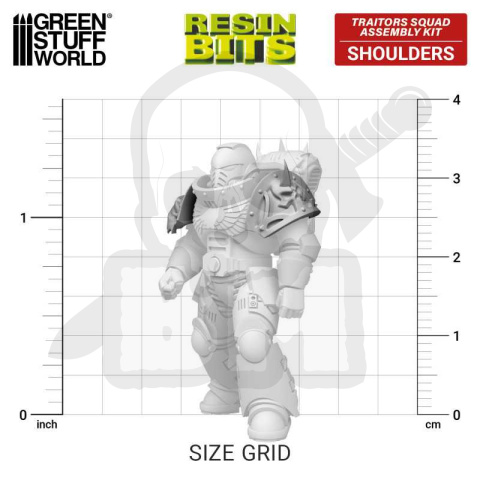 3D Printed DakkaDakka - Traitors Squad - Shoulders