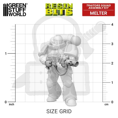 3D Printed DakkaDakka - Traitors Squad - Meltagun