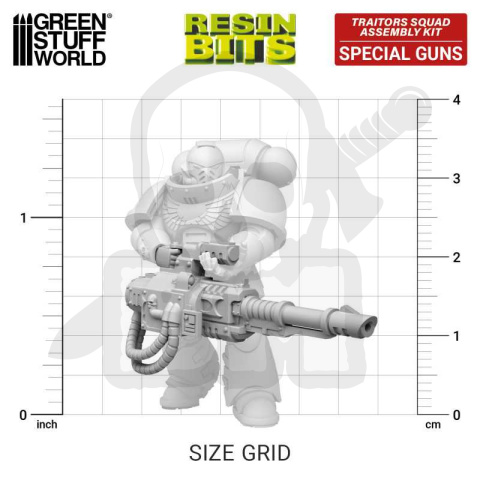 3D Printed DakkaDakka - Traitors Squad - Special Guns