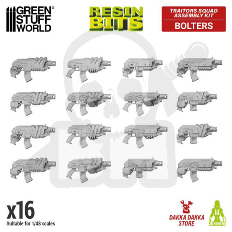 3D Printed DakkaDakka - Traitors Squad - Bolter Guns