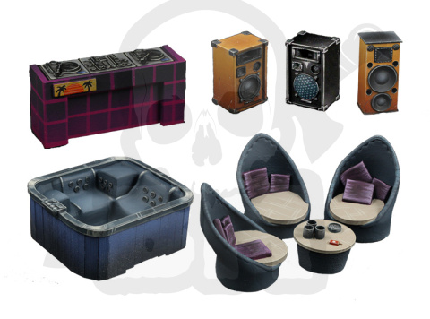 AK1359 Party Time Set Wargame Resin 30-35mm