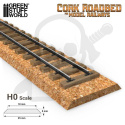 H0 Cork Roadbed - korkowe podstorza 6 szt.
