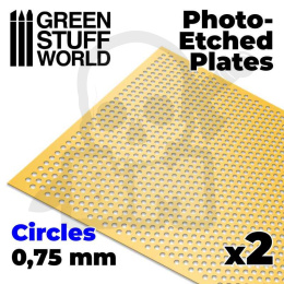 Fototrawione płyty - Średnie koła