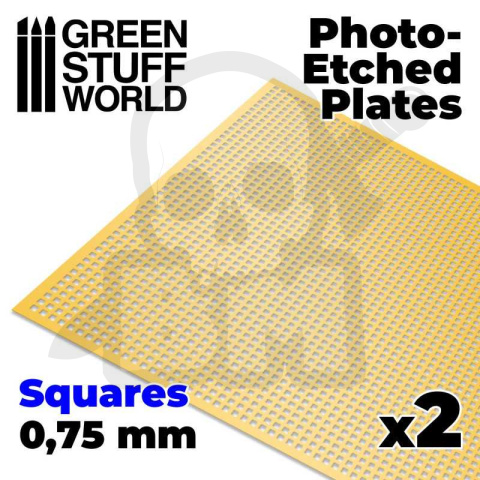 Green Stuff Fototrawione płyty Średnie kwadraty