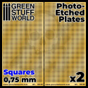 Photo-etched Plates - Medium Squares
