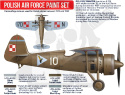 Hataka AS01 Zestaw farb Polskie Siły Powietrzne