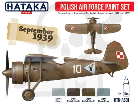 Hataka AS01 Zestaw farb Polskie Siły Powietrzne