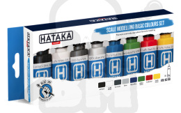 Hataka BS100 Scale modeling basic colours set