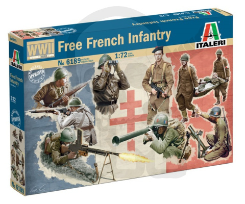 1:72 WWII Free French Infantry