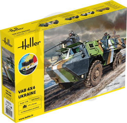 Heller 57130 Starter Set Pojazd opancerzony VAB 4x4 Ukraine 1:35