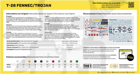 Heller 80279 North American T-28 Fennec/Trojan 1:72