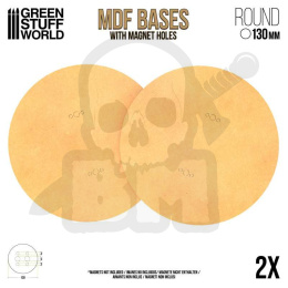 MDF Bases - Round 130mm x2