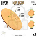 MDF Bases - Round 130 mm podstawki pod figurki 2 szt.