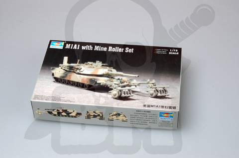 Trumpeter 07278 M1A1 Abrams w. Mine Roller Set 1:72