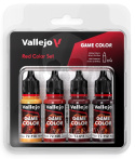 Vallejo 72377 Game Color Zestaw 4 farb - Red Color