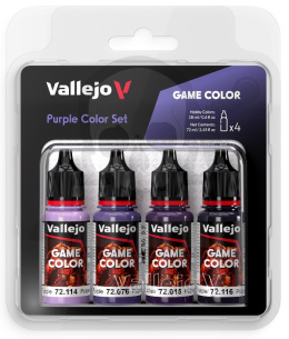 Vallejo 72382 Game Color Zestaw 4 farb - Purple Color