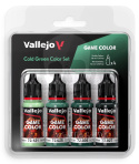 Vallejo 72383 Game Color Zestaw 4 farb - Cold green Color
