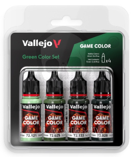 Vallejo 72384 Game Color Zestaw 4 farb - Green Color