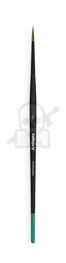 Vallejo B01002 Pędzel - Pro Modeler - Natural Hair Round No. 2