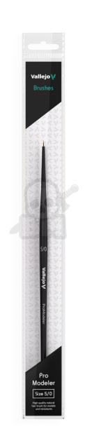 Vallejo B01100 Pędzel - Pro Modeler - Natural Hair Round No. 10/0