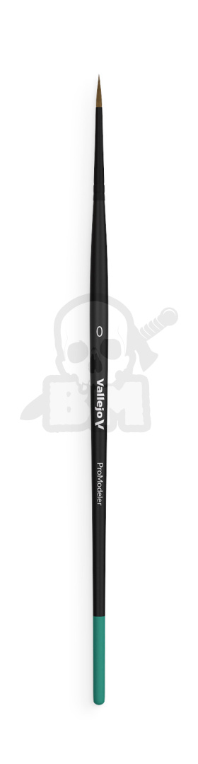 Vallejo B01000 Pędzel - Pro Modeler - Natural Hair Round No. 0