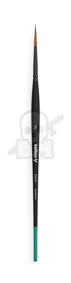 Vallejo B02003 Pędzel - Detail - Round Synthetic No. 3