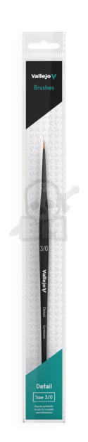 Vallejo B02030 Pędzel - Detail - Round Synthetic No. 3/0