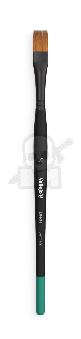 Vallejo B04010 Pędzel - Effects - Flat Rectangular Synthetic No. 10