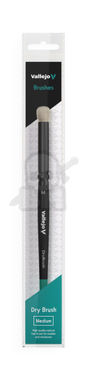 Vallejo B07002 Pędzel - Natural Hair Dry - Medium
