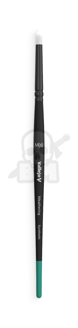 Vallejo B08002 Pędzel - Weathering Round Synthetic - Medium