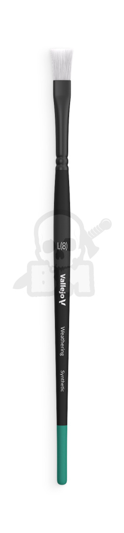 Vallejo B09003 Pędzel - Weathering Flat Synthetic - Large