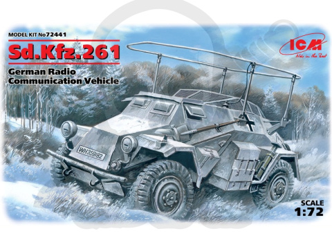 Sd.Kfz.261 German Radio Communication Vehicle 1:72