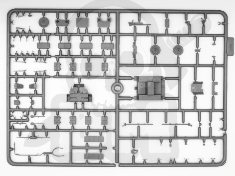 Krupp L2H142 Kfz.69 with Pak 36 German Artillery Tractor 1:72
