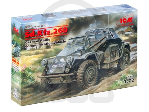 Sd.Kfz.260 German Radio Communication Vehicle 1:72