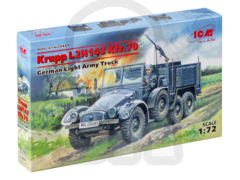 Krupp L2H143 Kfz.70 German Light Army Truck 1:72