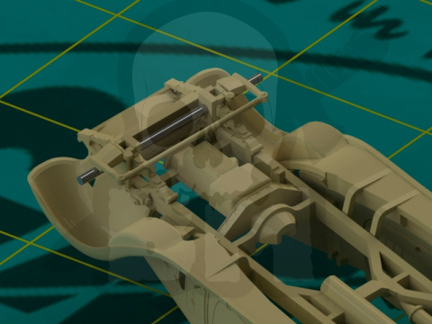 Mercedes G4 (1935 production) WWII German Staff Car, snap fit/no glue 1:72