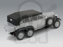 Mercedes G4 (1935 production) Soft Top WWII German Staff Car, snap fit/no glue 1:72