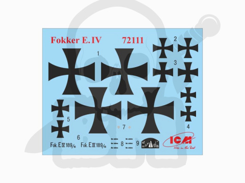 Fokker E.IV WWI German Fighter 1:72