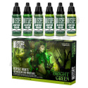 Green Stuff Paint Set - Green - farby 6x 17ml