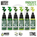Green Stuff Paint Set - Green - farby 6x 17ml