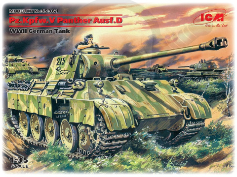 Pz.Kpfw.V Panther Ausf.D WWII German Tank 1:35