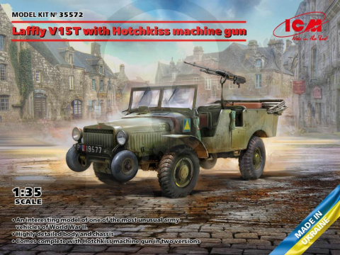 Laffly V15T with Hotchkiss machine gun 1:35